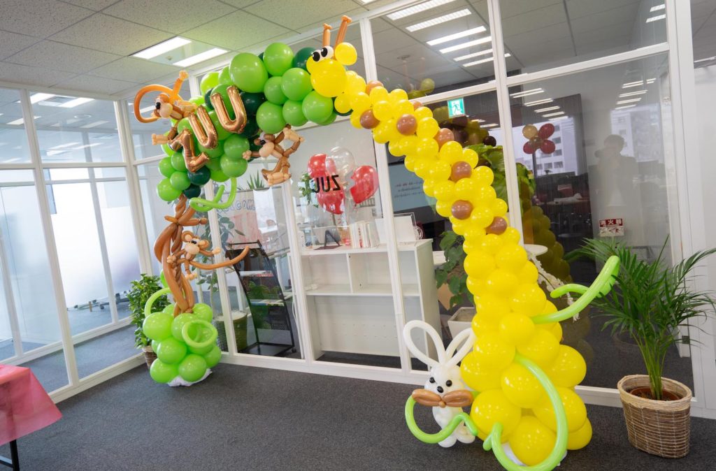 ファミリーデー バルーン装飾