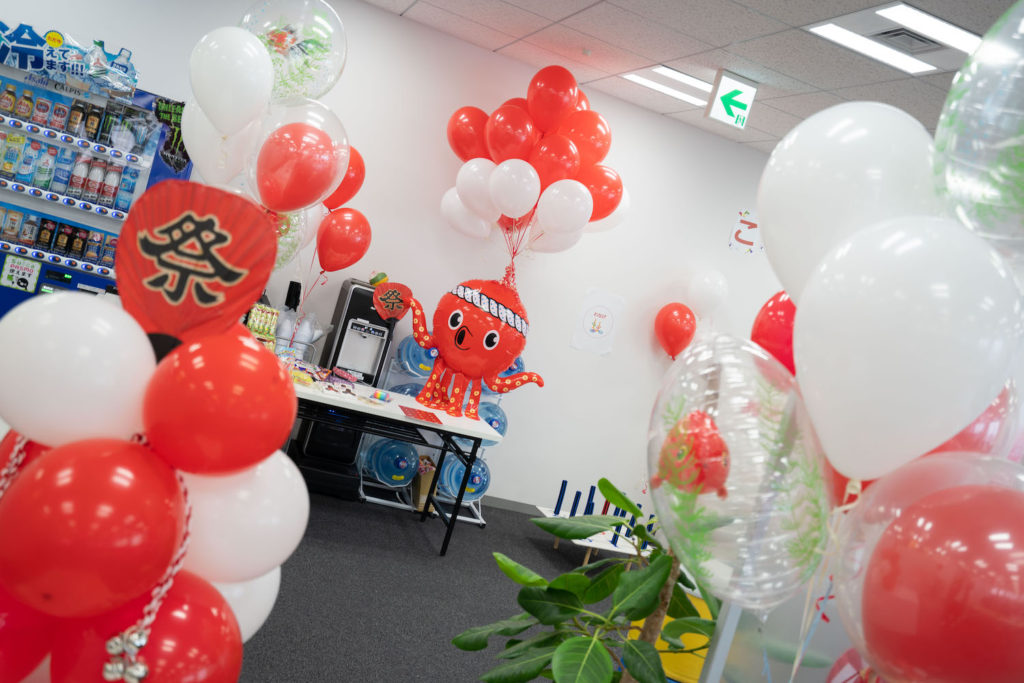 ファミリーデー バルーン装飾